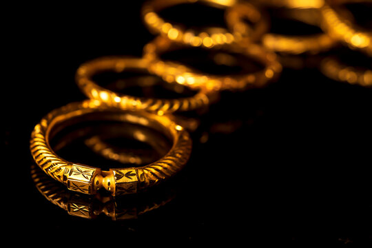 Gold bangles